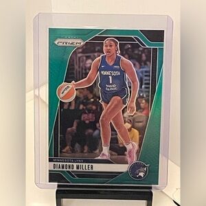 DIAMOND MILLER 2024 PANINI PRIZM CARD-GREEN PARALLEL